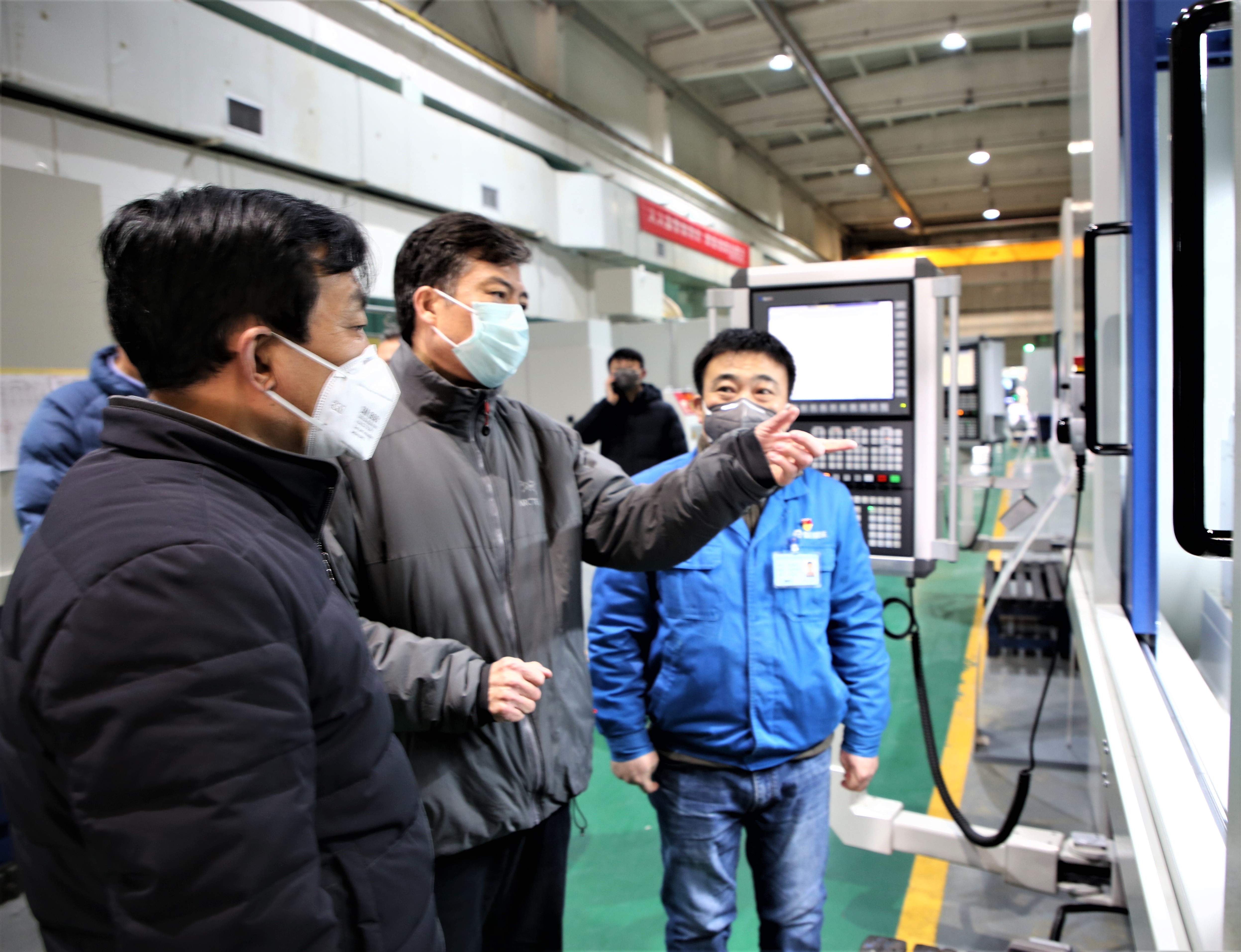 嚴鑒鉑董事長檢查疫情防控和復工復產工作