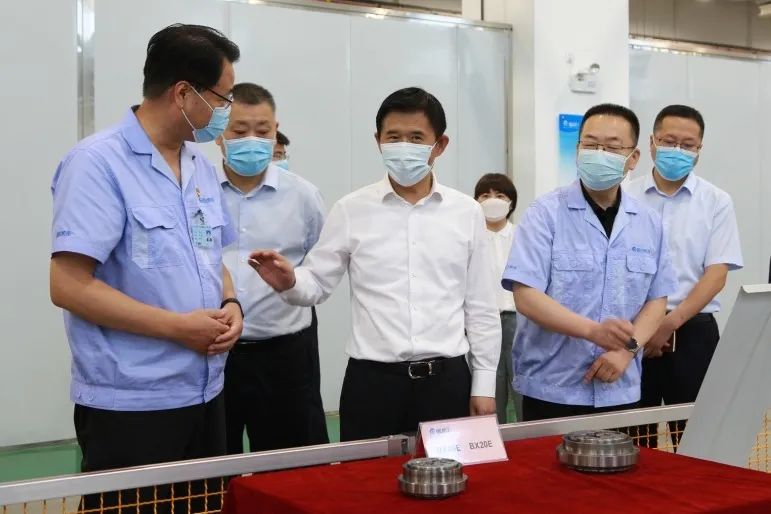 寶雞市市長王勇調(diào)研秦川集團